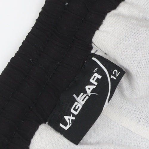 LA Gear Women's Black Track Pants Size 12