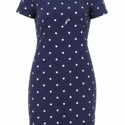 Joules Women’s Blue Polka Dot Short Dress Size 10