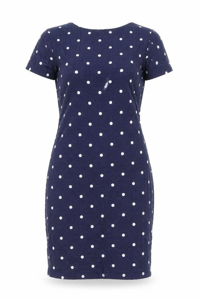 Joules Women’s Blue Polka Dot Short Dress Size 10