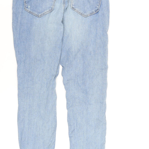 Vero Moda Women's Blue Distressed Boyfriend Jeans M