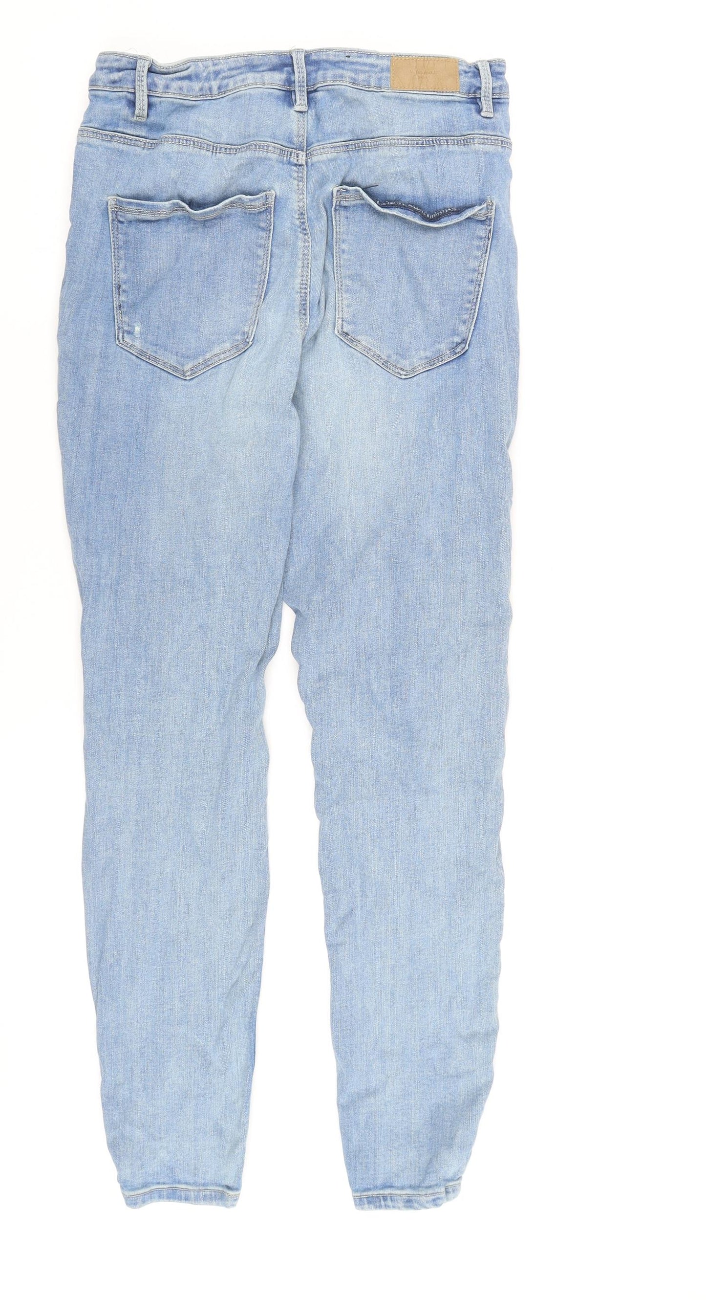 Vero Moda Women's Blue Distressed Boyfriend Jeans M