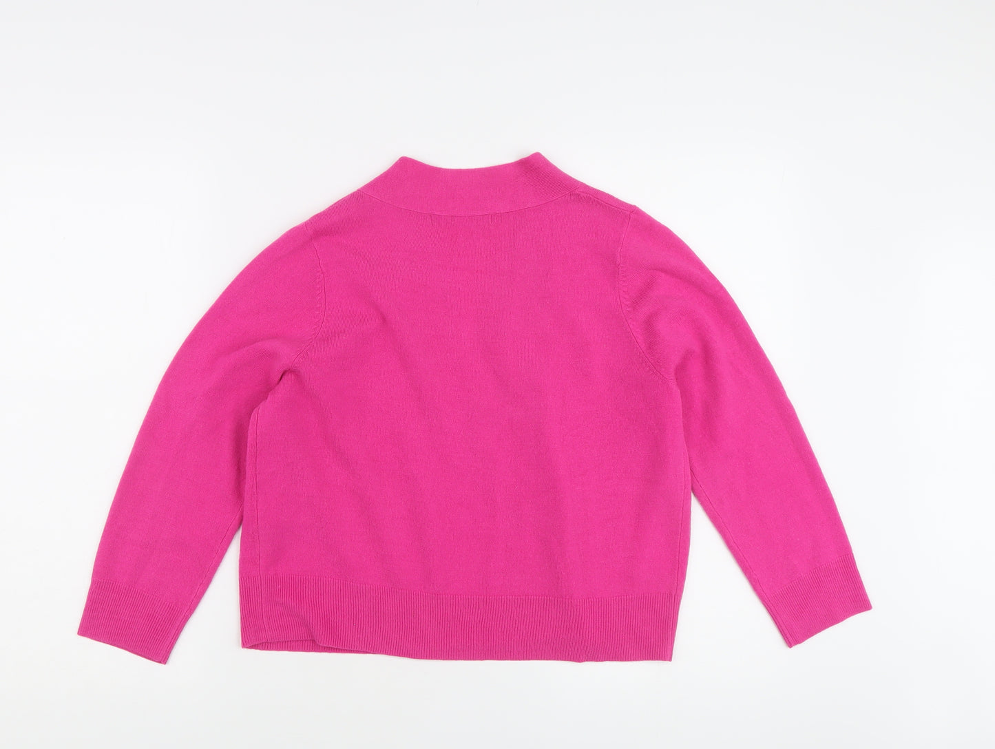 Marks and Spencer Women's Pink Open Front Cardigan Size 14