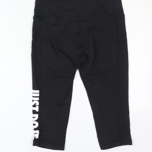 Nike Women's Black Cropped Leggings, Size S
