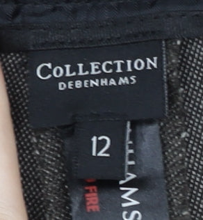 Debenhams Women's Grey Trousers Size 12 Regular Fit