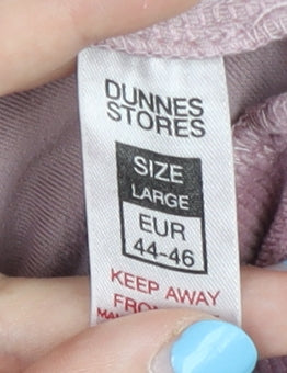 Dunnes Stores Women's Pink Velvet Pullover Sweatshirt Size 16