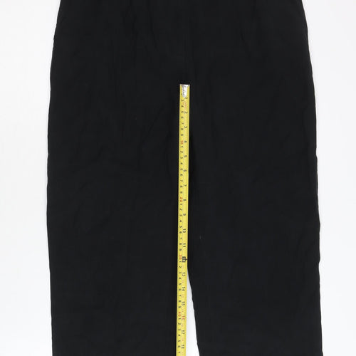 MNG Women's Black Straight Leg Trousers - Size 8