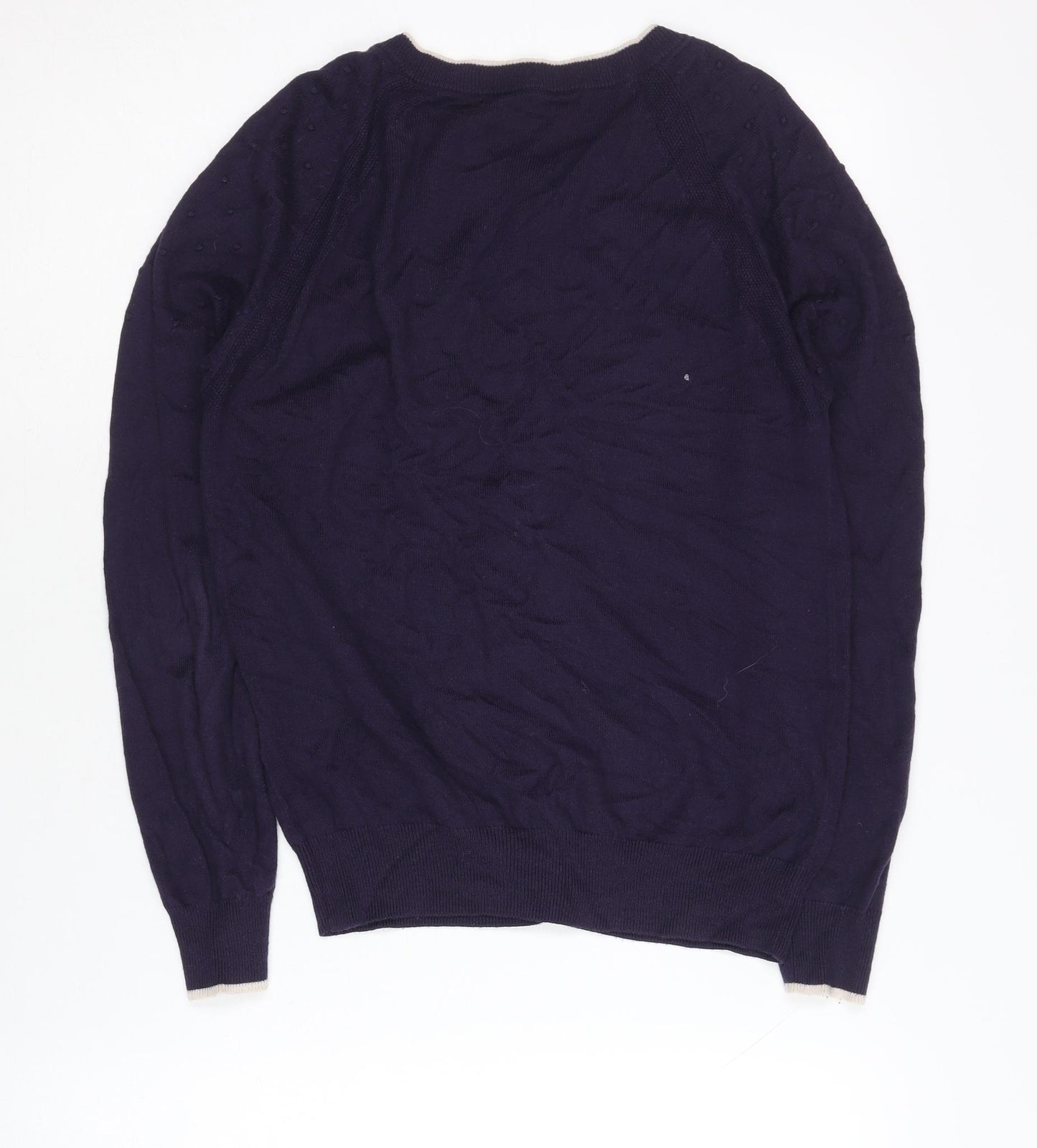 Betty Jackson Black Women's Purple Cardigan Size 10