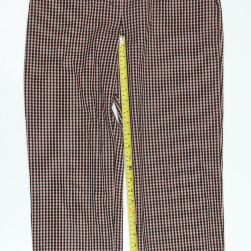 Light Before Dark Women's Multicoloured Check Trousers M