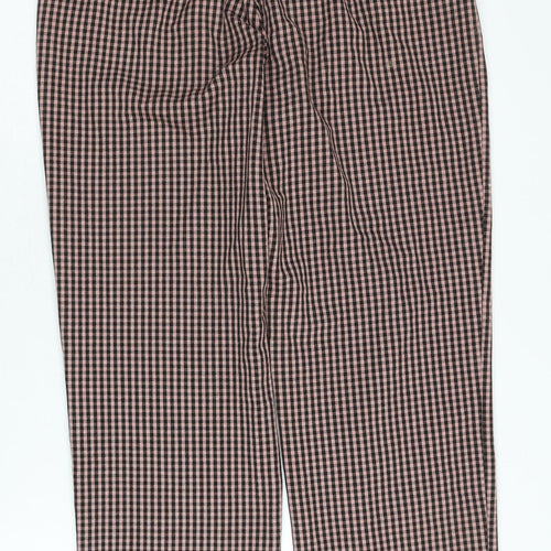 Light Before Dark Women's Multicoloured Check Trousers M