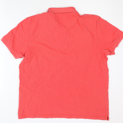 Lyle & Scott Men's Pink Polo Shirt L