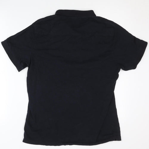 French Connection Black Men's XL Polo Shirt