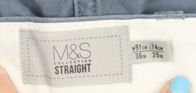 Marks and Spencer Blue Chino Trousers XL
