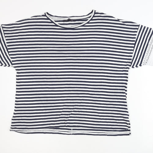 Marks and Spencer Women's Striped T-Shirt, Size 14