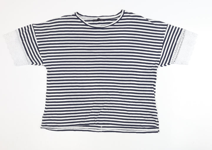 Marks and Spencer Women's Striped T-Shirt, Size 14
