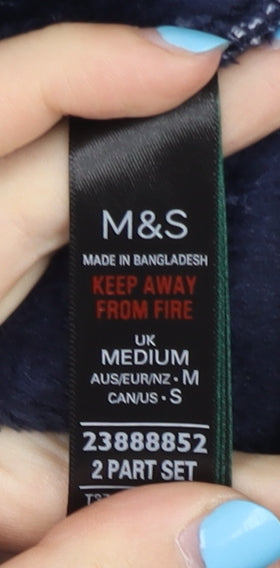 Marks and Spencer Women's Multicoloured Medium Hoodie