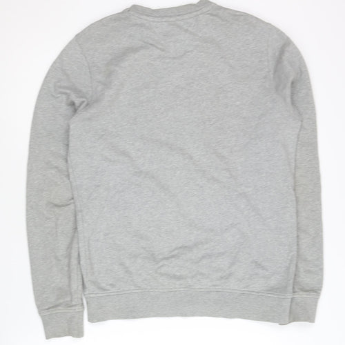 Tommy Hilfiger Men's Grey Sweatshirt S Logo Pullover