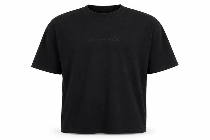 Pull&Bear Men's Black Relaxed Fit T-Shirt - L