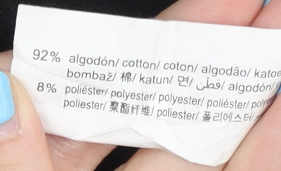 Pull&Bear Men's Black Relaxed Fit T-Shirt - L