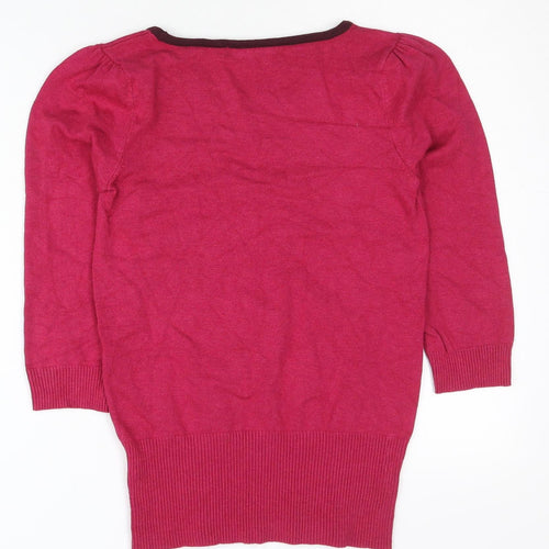 Debenhams Women's Pink Pullover Jumper Size 8