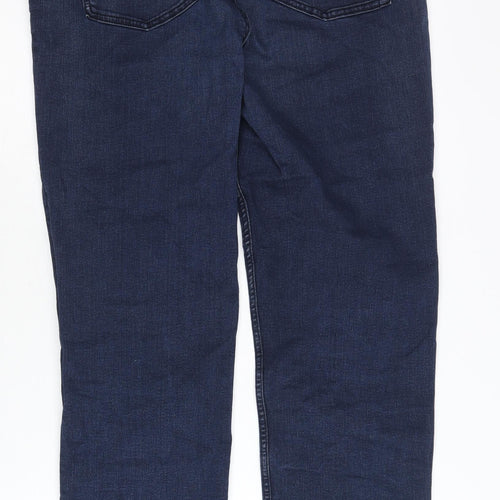 Marks and Spencer Women's Blue 16 Straight Jeans
