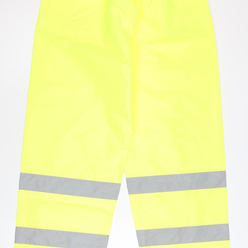 Dimensions Corporatewear Mens Yellow Rain Trousers M