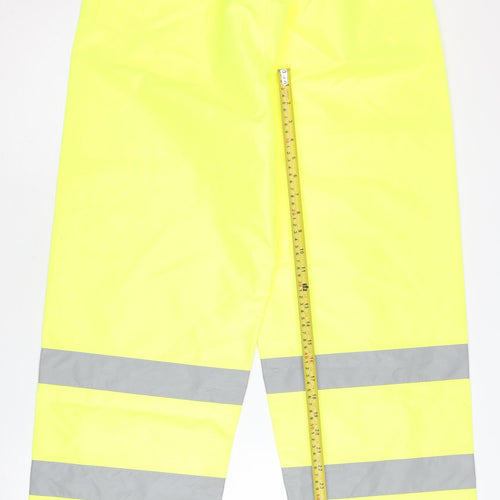Dimensions Corporatewear Mens Yellow Rain Trousers M