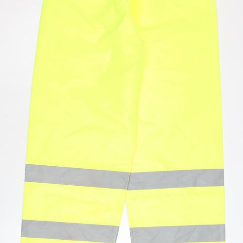 Dimensions Corporatewear Mens Yellow Rain Trousers M