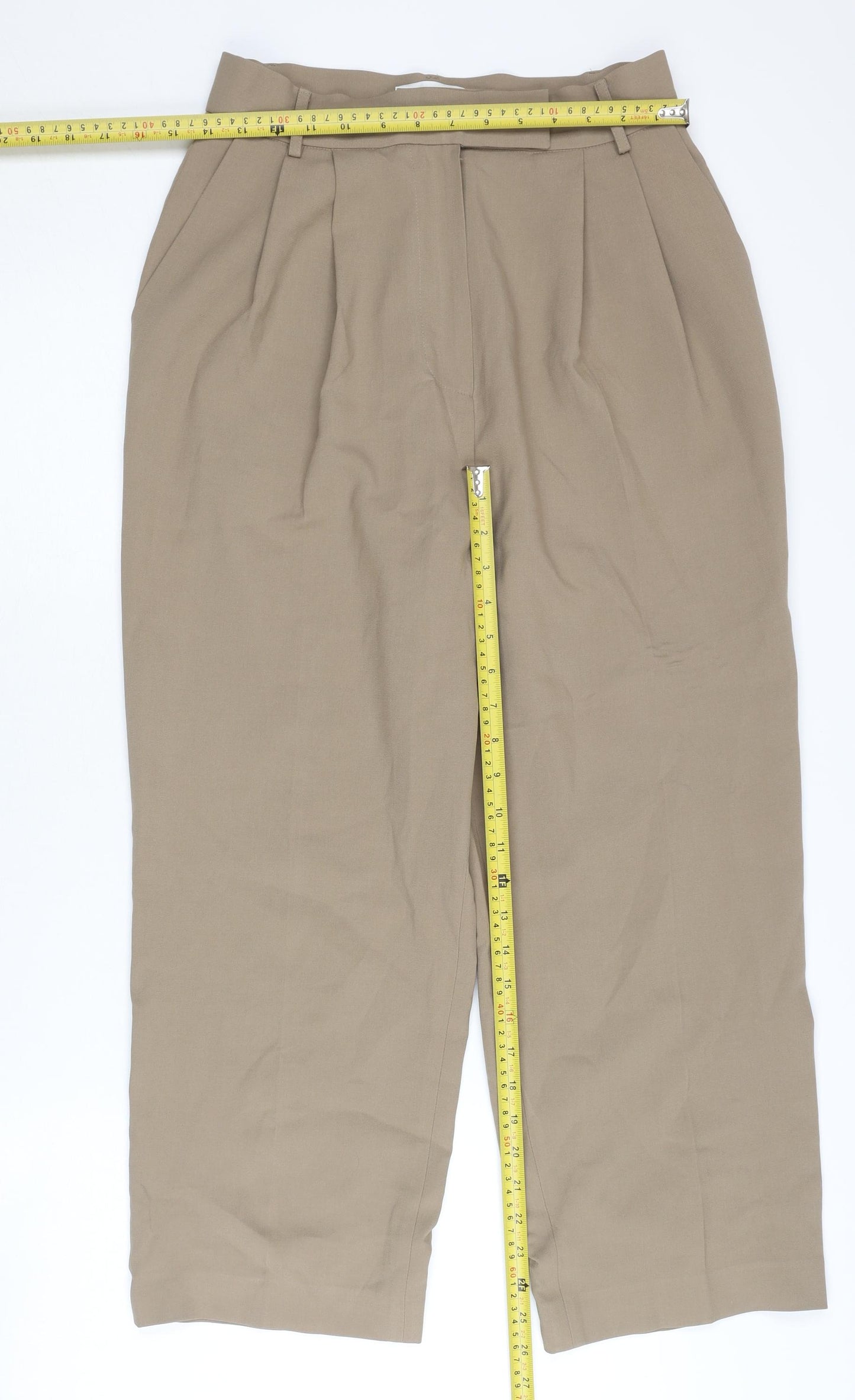 Frankie Shop Beige Women's Trousers, Size M