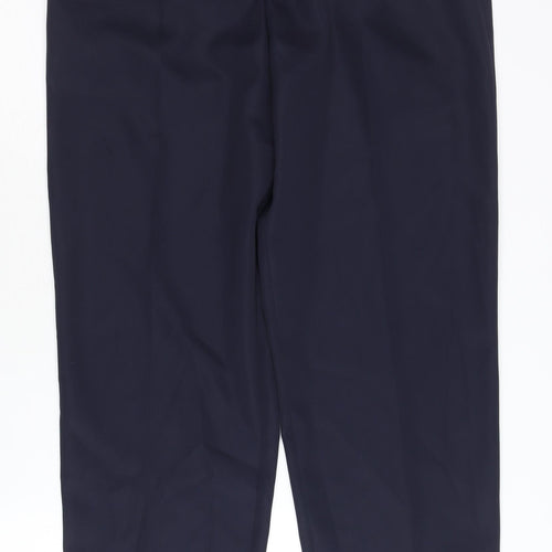 Lady Augusta Women's Black Belted Trousers Size 14