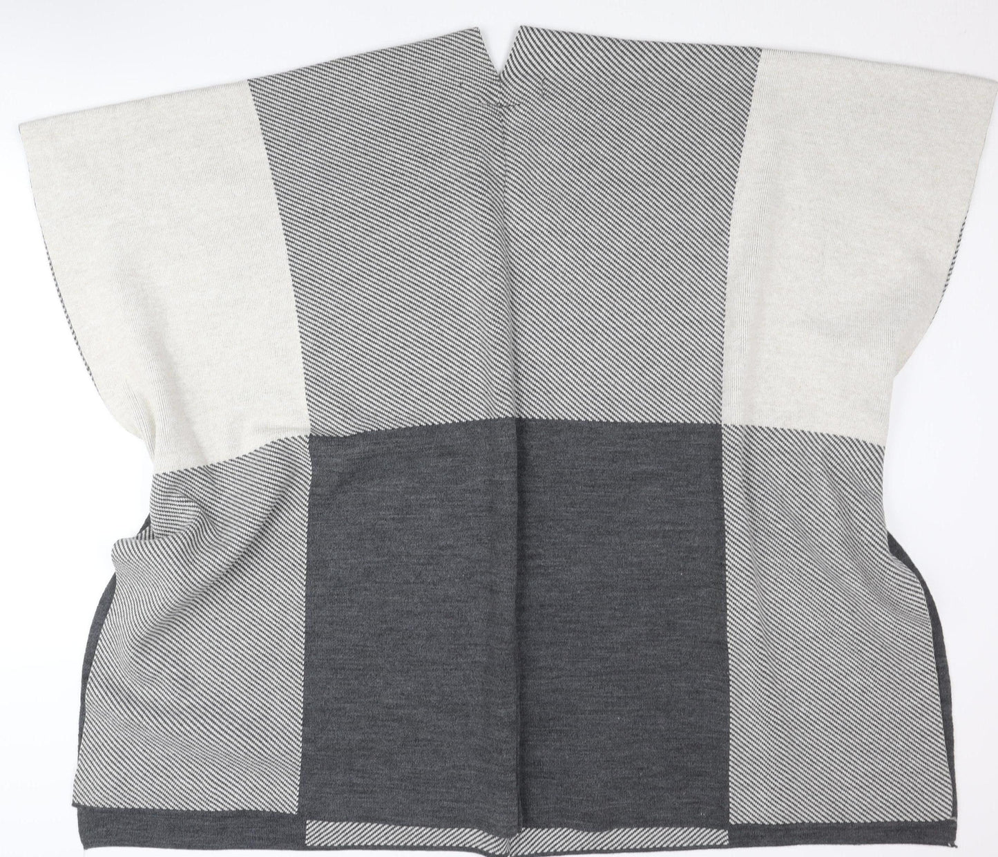 Wallis Women’s Grey Cape One Size Acrylic Jumper