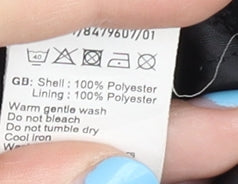 New Look Women's Black Trousers Size 10