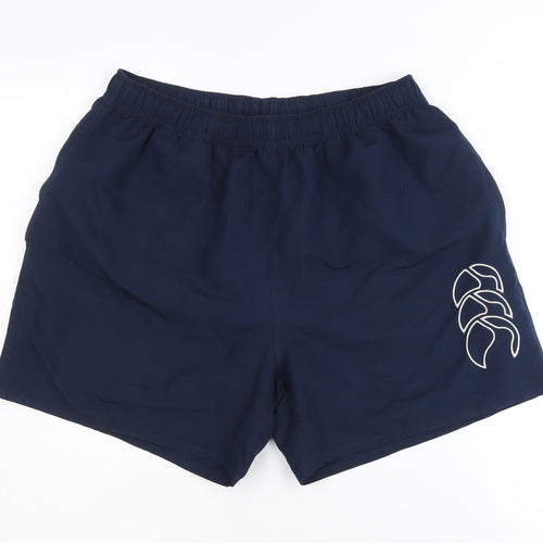Canterbury Men's Blue Athletic Rugby Shorts L