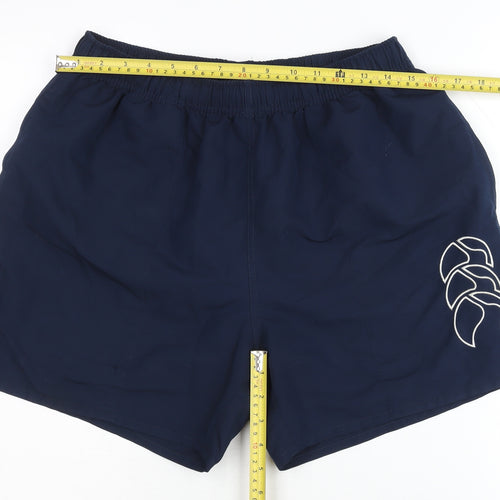 Canterbury Men's Blue Athletic Rugby Shorts L