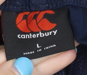 Canterbury Men's Blue Athletic Rugby Shorts L