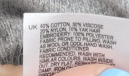 White Stuff Women's Grey Heart Jumper, Size 18