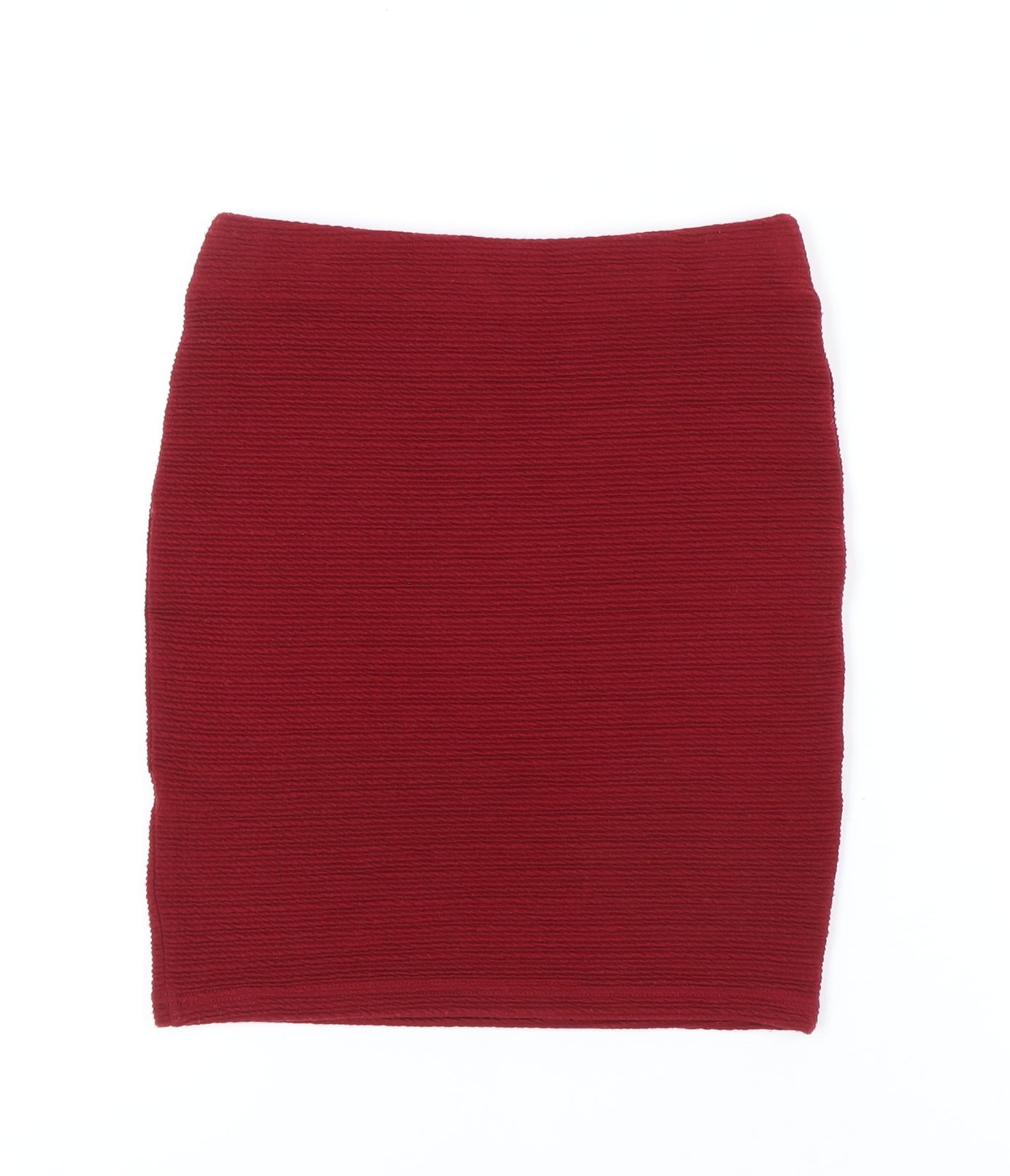 New Look Women's Red Pencil Skirt Size 8