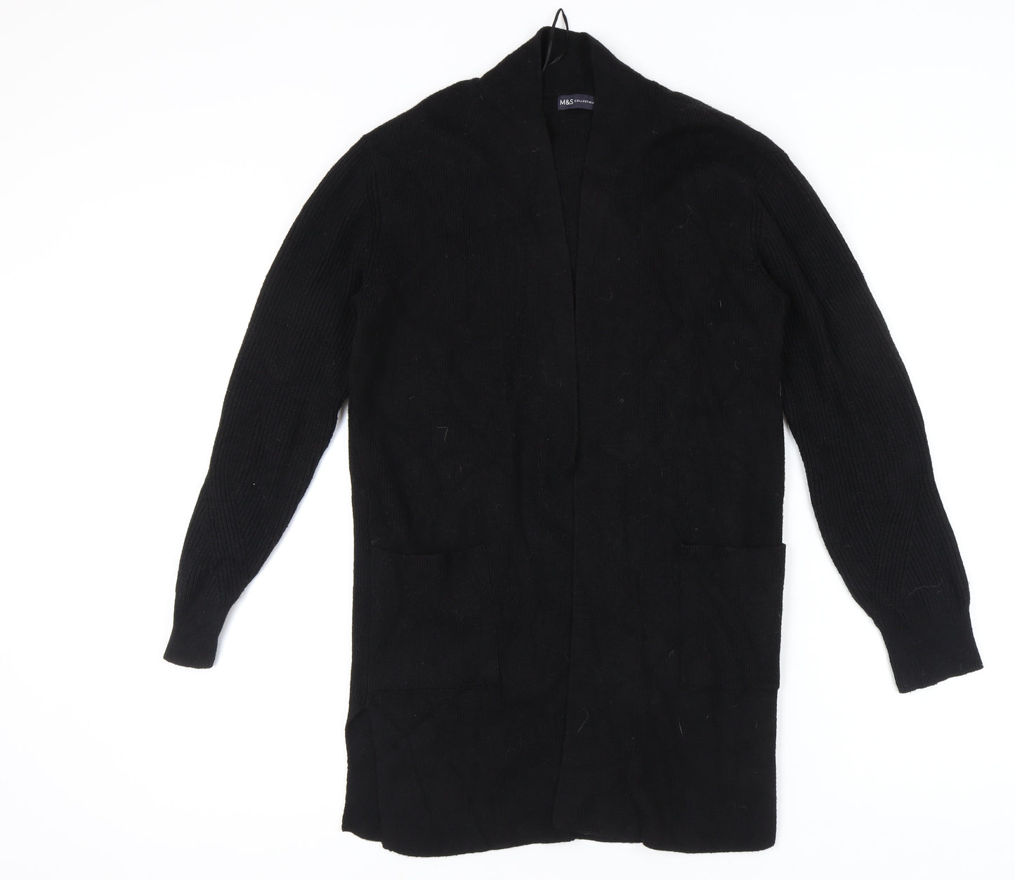 Marks and Spencer Women's Black Open Front Cardigan Size 12