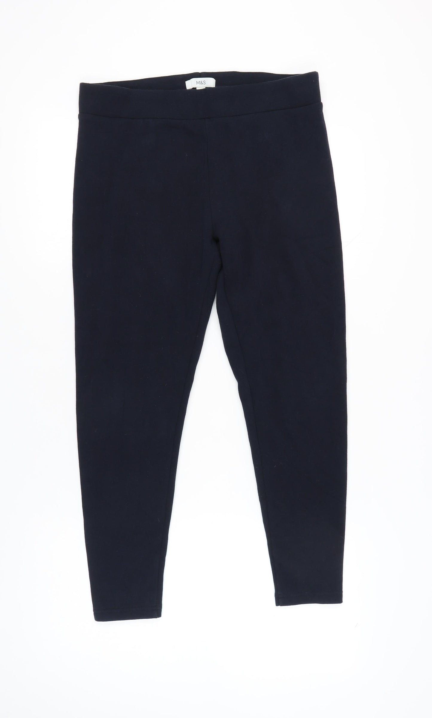 Marks and Spencer Womens Black Ankle Leggings Size 16