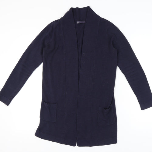 Marks and Spencer Women's Black Open Front Cardigan Size 10