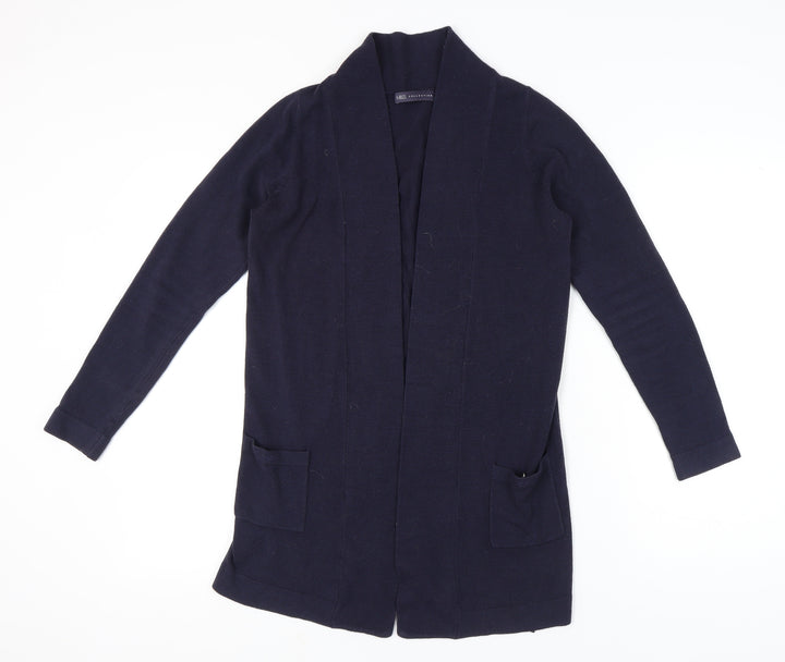 Marks and Spencer Women's Black Open Front Cardigan Size 10
