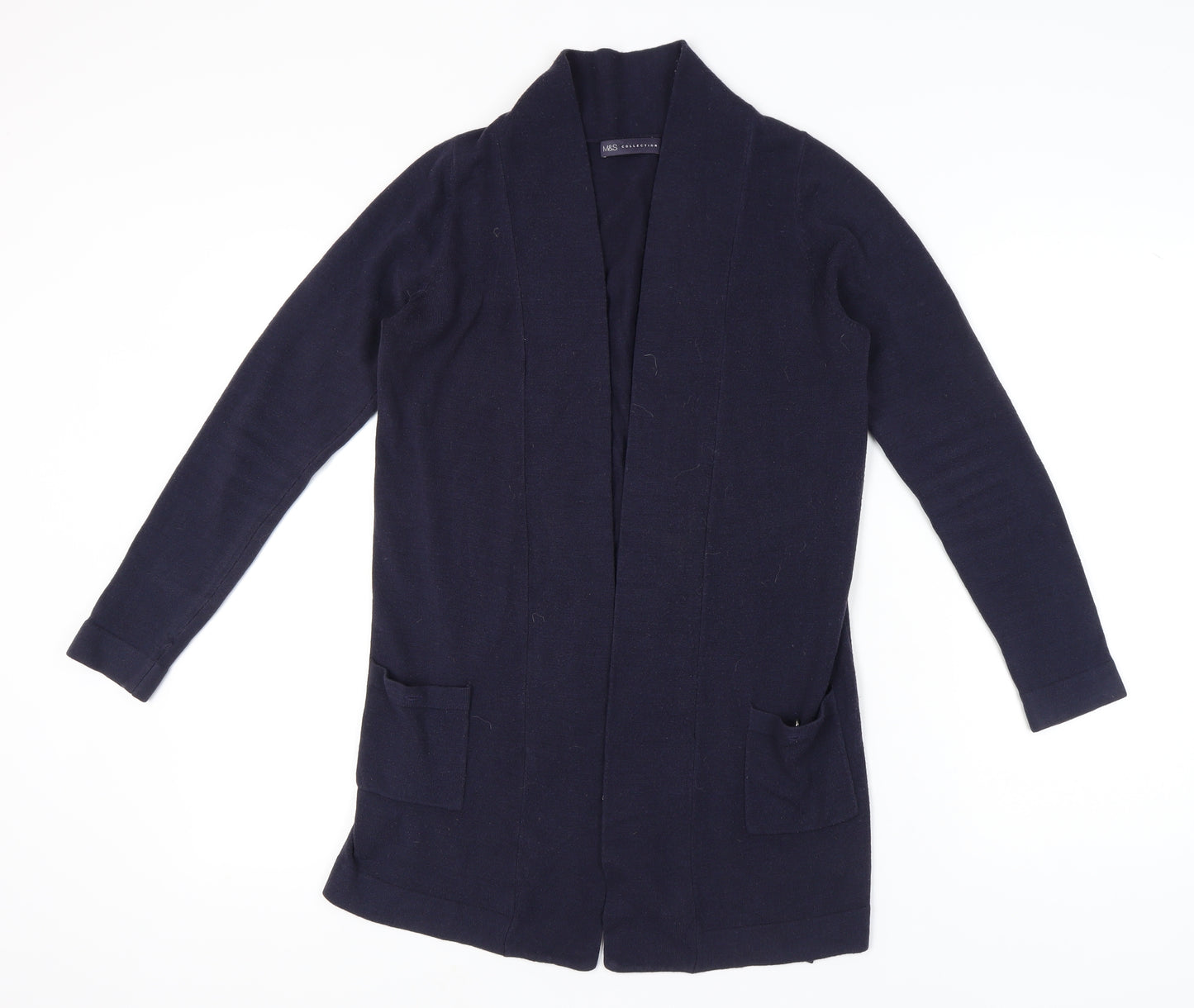 Marks and Spencer Women's Black Open Front Cardigan Size 10