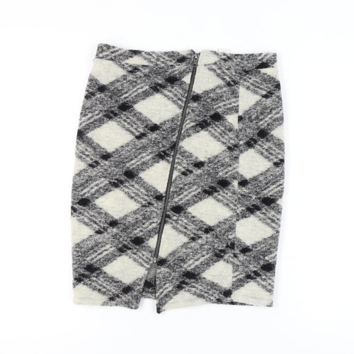 Next Women's Multicoloured Wool Pencil Skirt Size 10