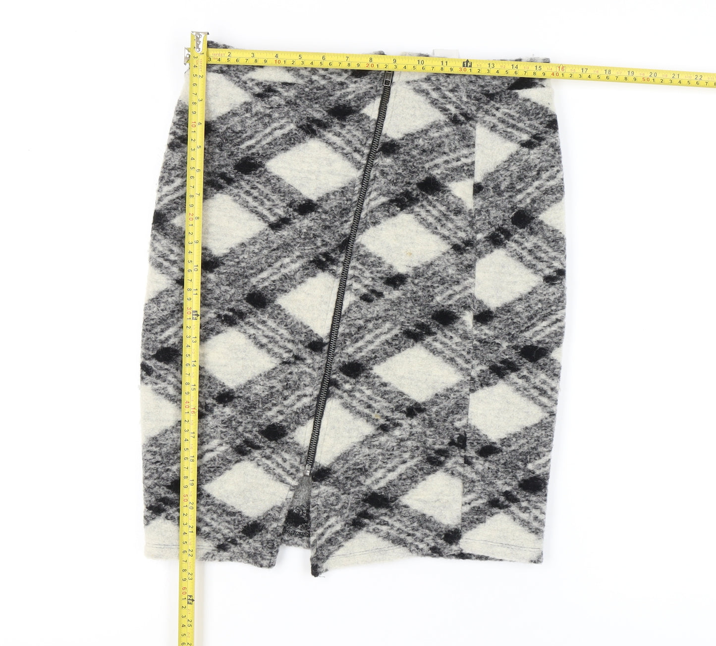 Next Women's Multicoloured Wool Pencil Skirt Size 10