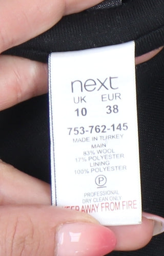 Next Women's Multicoloured Wool Pencil Skirt Size 10