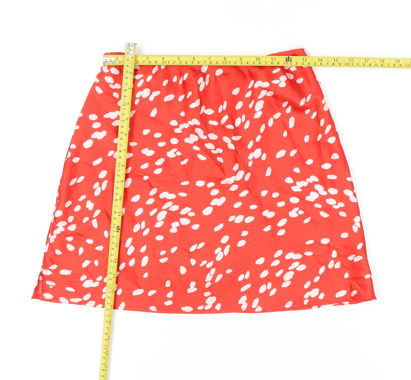 Topshop Women's Red Petite Skirt Size 8
