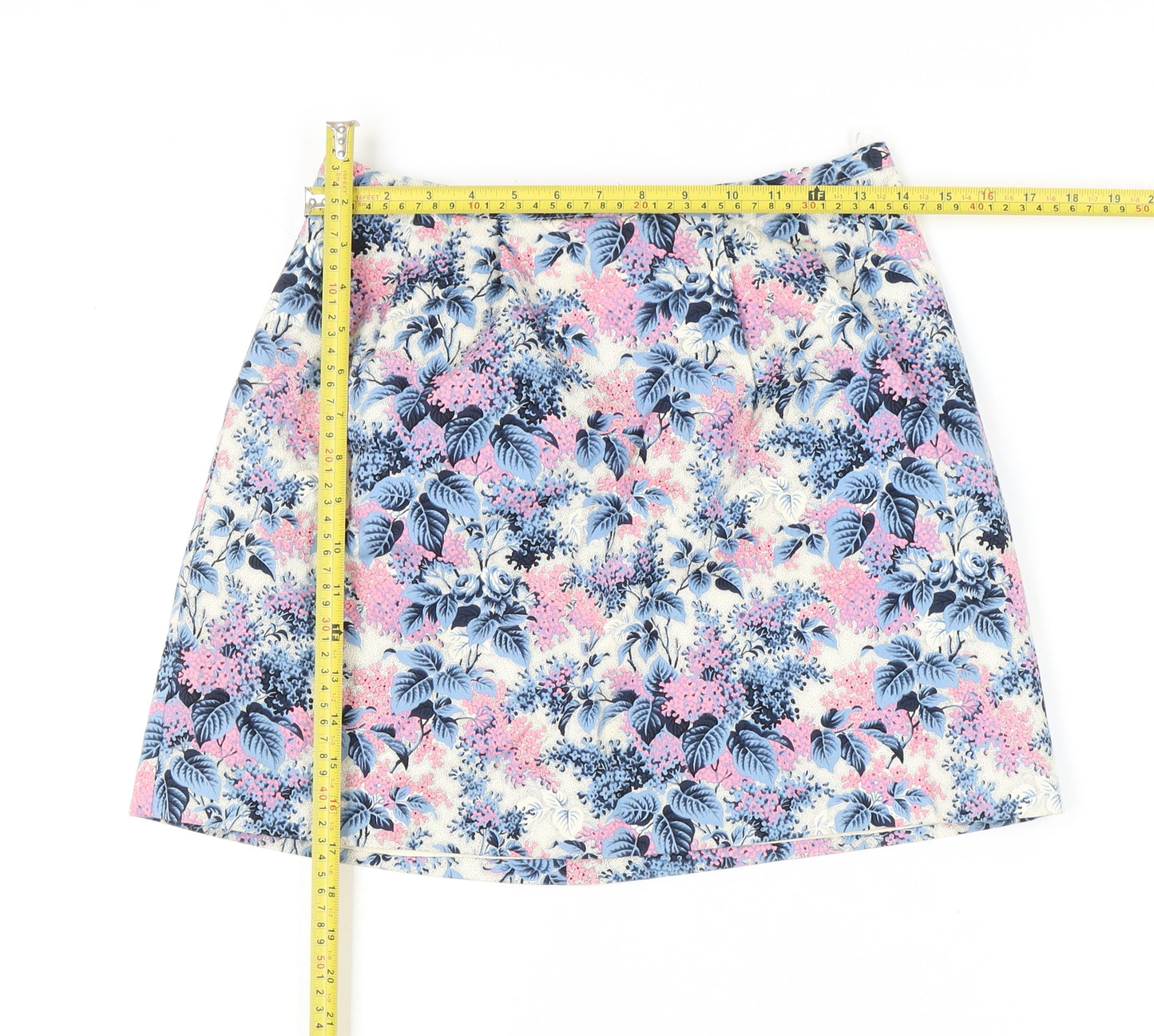 Oasis Women's Multicoloured A-Line Floral Skirt Size 10