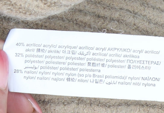 Pull & Bear Women's Beige Full Zip Jumper, Size 12