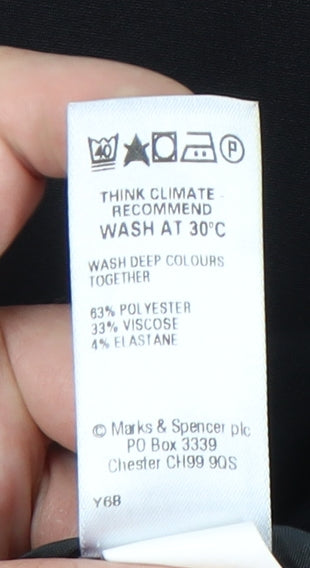 Marks and Spencer Women's Black Trousers Size 14