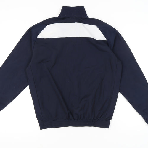 Macron Men's Blue 1/2 Zip Sweatshirt M
