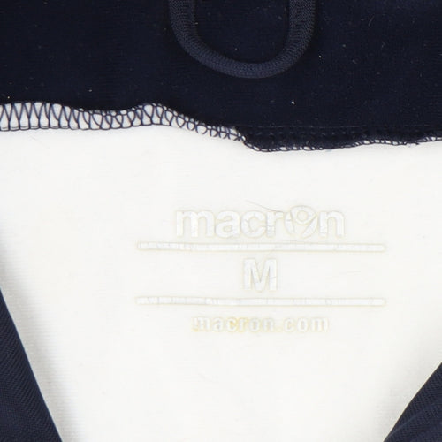 Macron Men's Blue 1/2 Zip Sweatshirt M